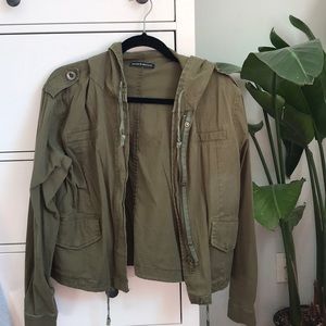 BRAND NEW!! Brandy Melville Green Army Jacket